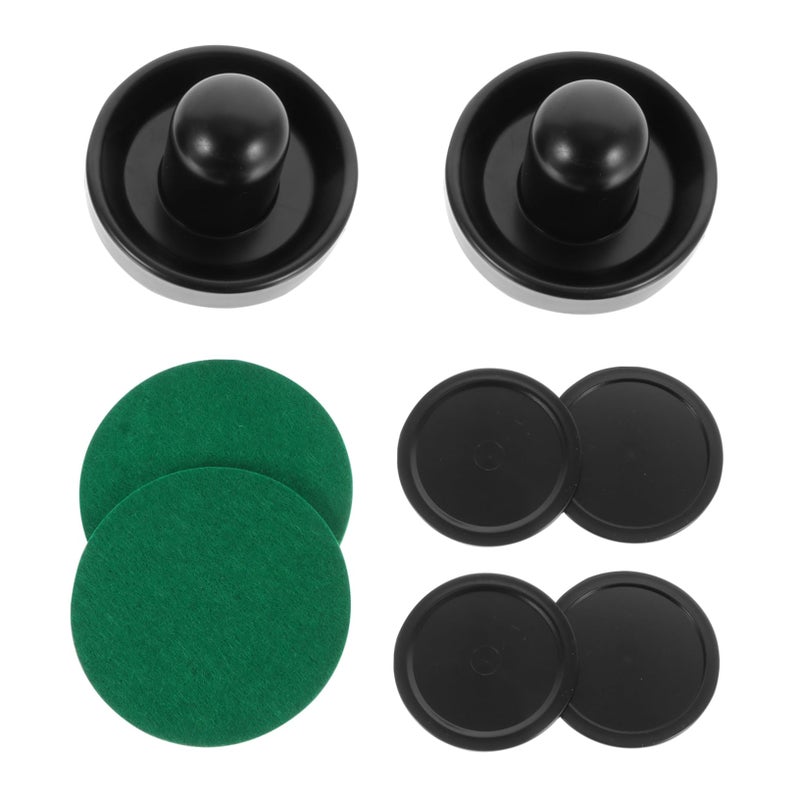 Air Hockey Pucks And Paddles Replacement Set Includes 2 Strikers And 2 Pucks For Family Game Table - Image 2