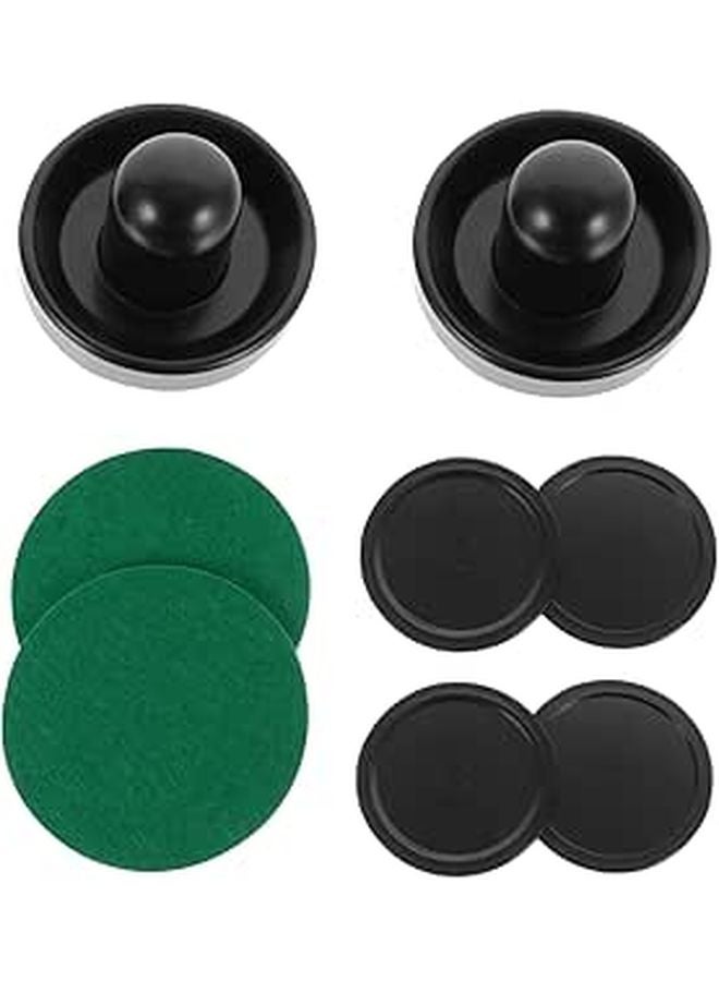 Air Hockey Pucks And Paddles Replacement Set Includes 2 Strikers And 2 Pucks For Family Game Table - Image 1