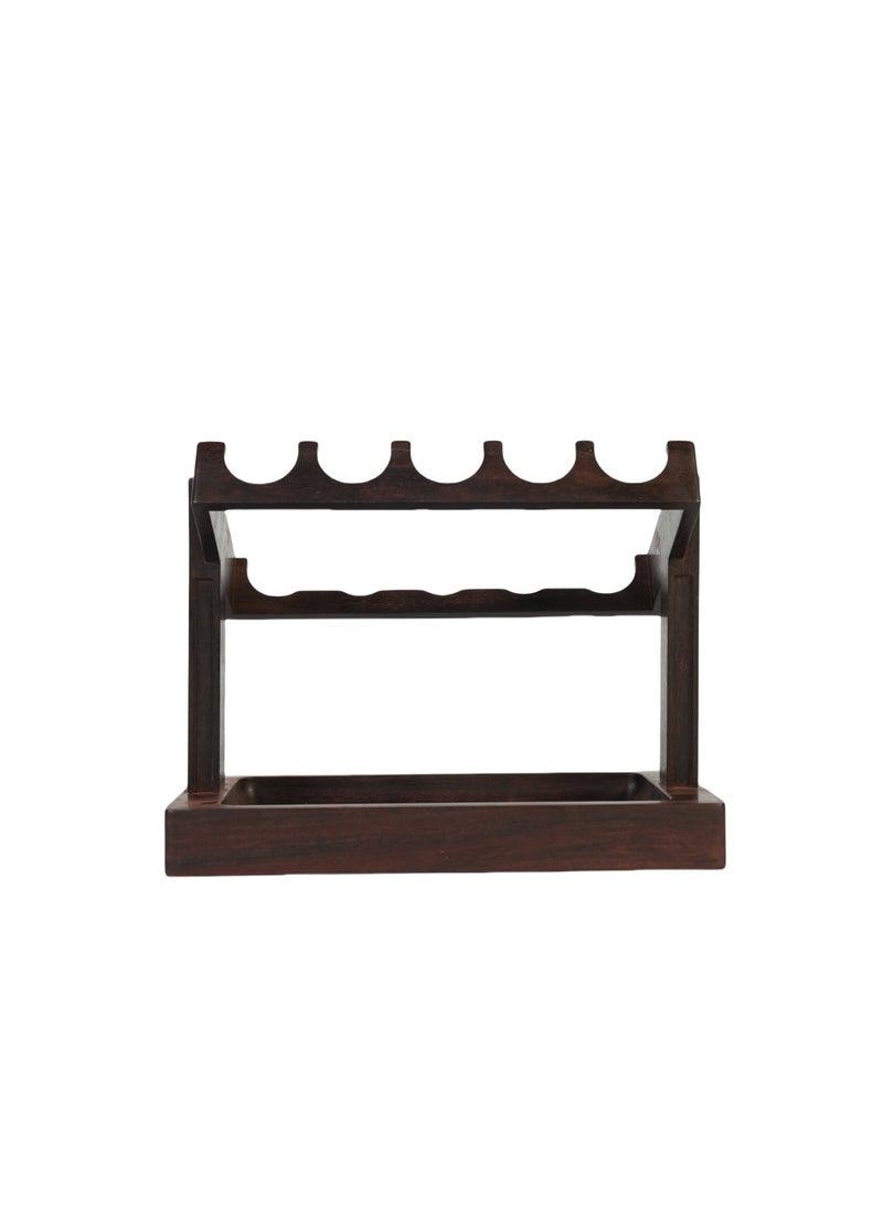 TiltVault 45° Inclined Aroma Stand – Handcrafted Purple Sandalwood & Borosilicate Glass Ritual Display Tray - Image 1