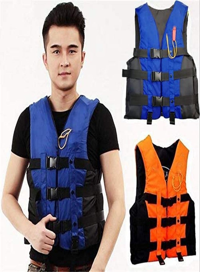 LOMESH Adult Professional Safety Life Jacket Vest Survival Suit with Whistle for Swimming Drifting Boating Kayaking Canoeing Water Sports - Image 2