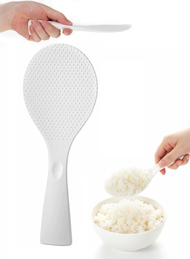 Non-Stick Silicone Rice Paddle Heat Resistant Standing Spoon for Kitchen Restaurant - Image 1
