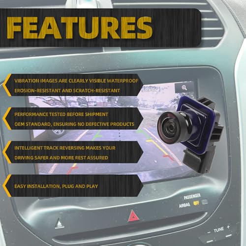Dasbecan Backup Camera Replacement Compatible with Ford Explorer 2011 2012 2013 2014 2015 Replaces Number BB5Z-19G490-A EB5Z-19G490-A FL1T-19G490-AC - Image 3