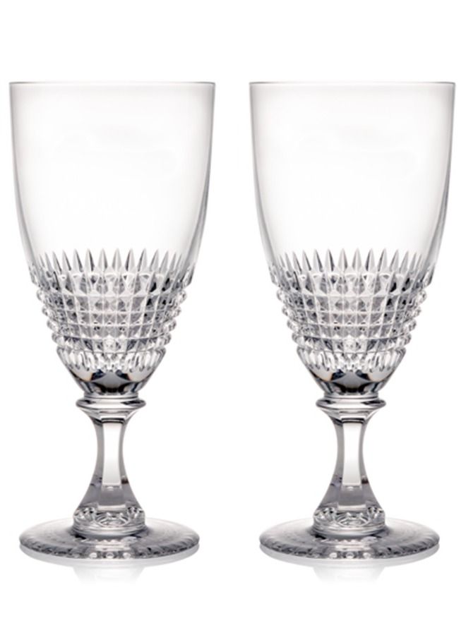 Rogaska طقم شاي مثلج مكون من قطعتين مع الماس - Image 1