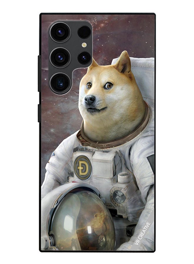 VR CREATIVE Protective Case Cover For Samsung Galaxy S23 Ultra 5G Doge To Space Design Multicolour - Image 1