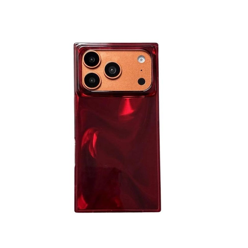 Protective Case, TPU, Drop Protection, Red, Shockproof Cover for iPhone 16 / 16 Plus / 16 Pro / 16 Pro Max - Layan Lure - Image 1