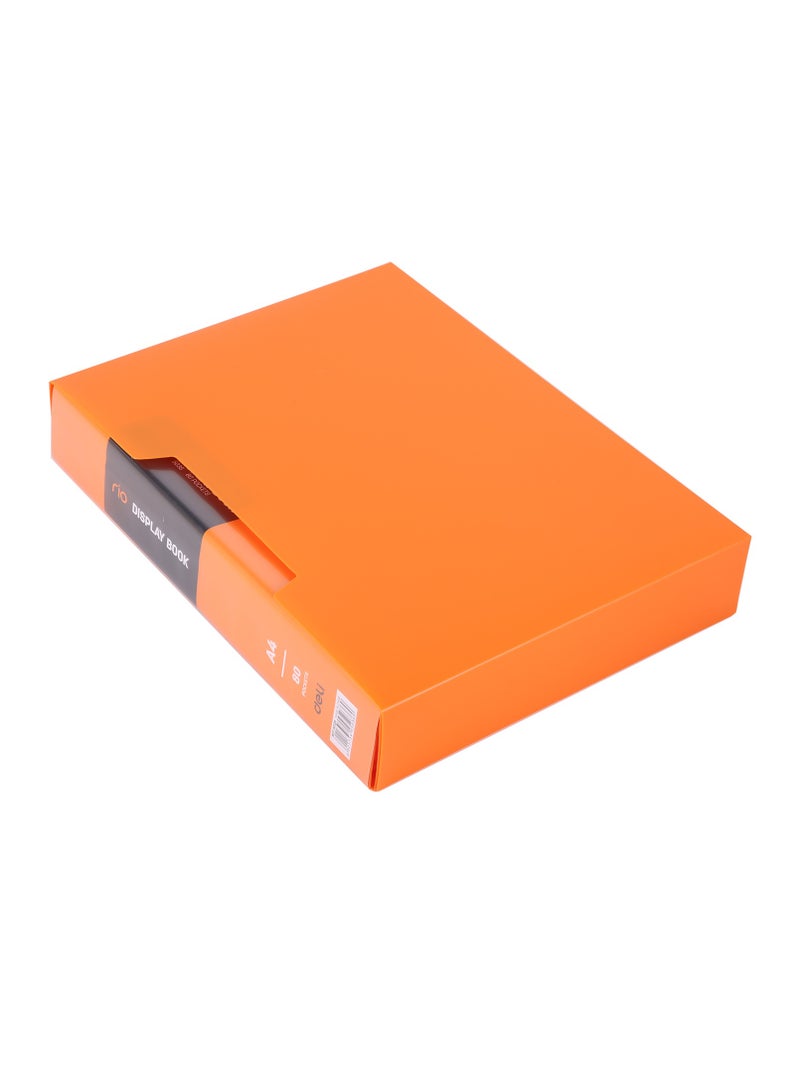 Deli E5036 Display Book 1 piece - A4, 80 Pages, Assorted Colors - Image 5