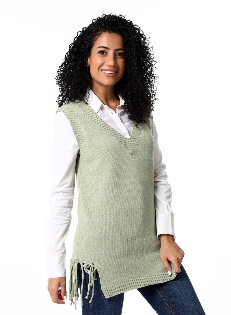 Caesar Womens Wool Vest - Image 2