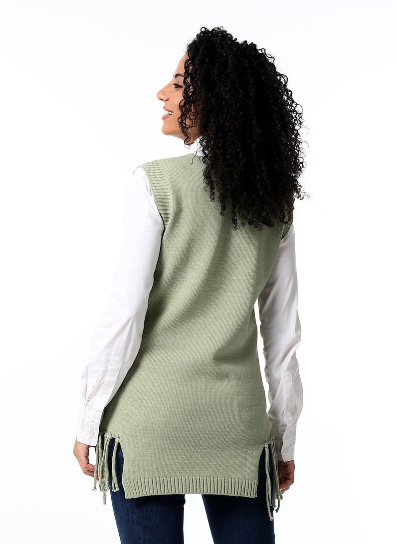 Caesar Womens Wool Vest - Image 4