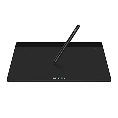 XP-PEN XPPen Deco Fun L 10x6 Inches Graphic Tablet, 8192 Pressure Levels, Battery-Free Stylus, Ideal for Online Teaching, Animation, VFX & Design Beginners, Supports Windows/Mac/Linux/Android - Black - Image 1