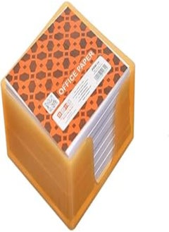 Sema Sema Memo Pads In A Plastic Holder For Notes - White Yellow 