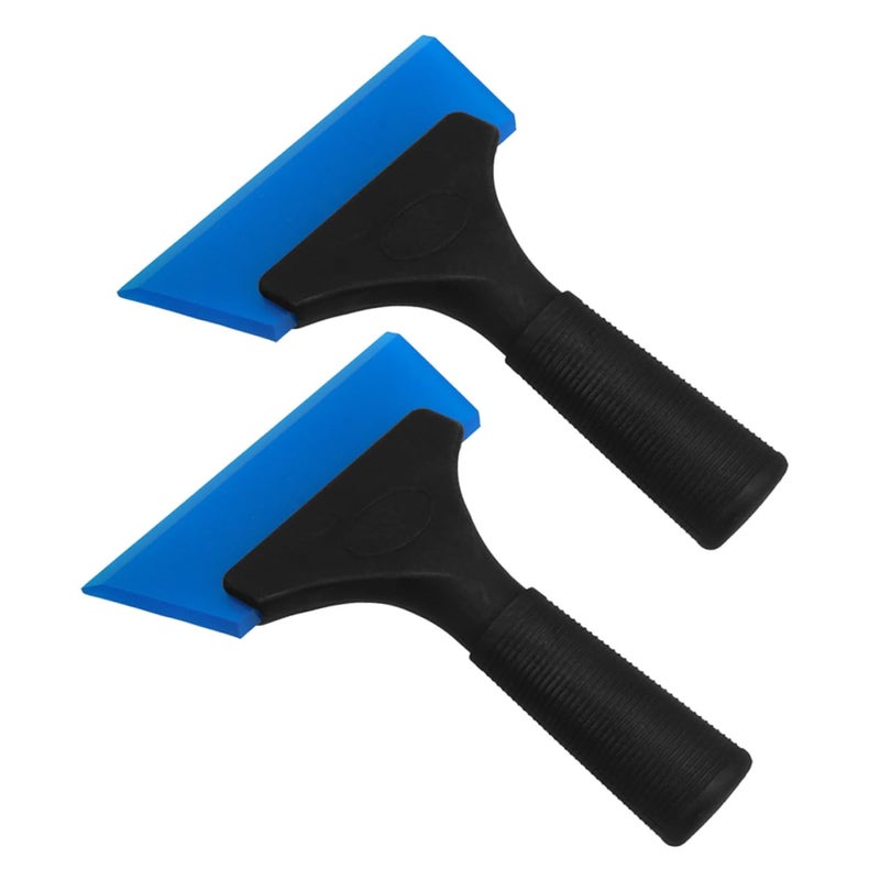 2Pcs Car Window Squeegee Tinting Tool with Ergonomic Handle for Efficient Glass Cleaning - Image 2