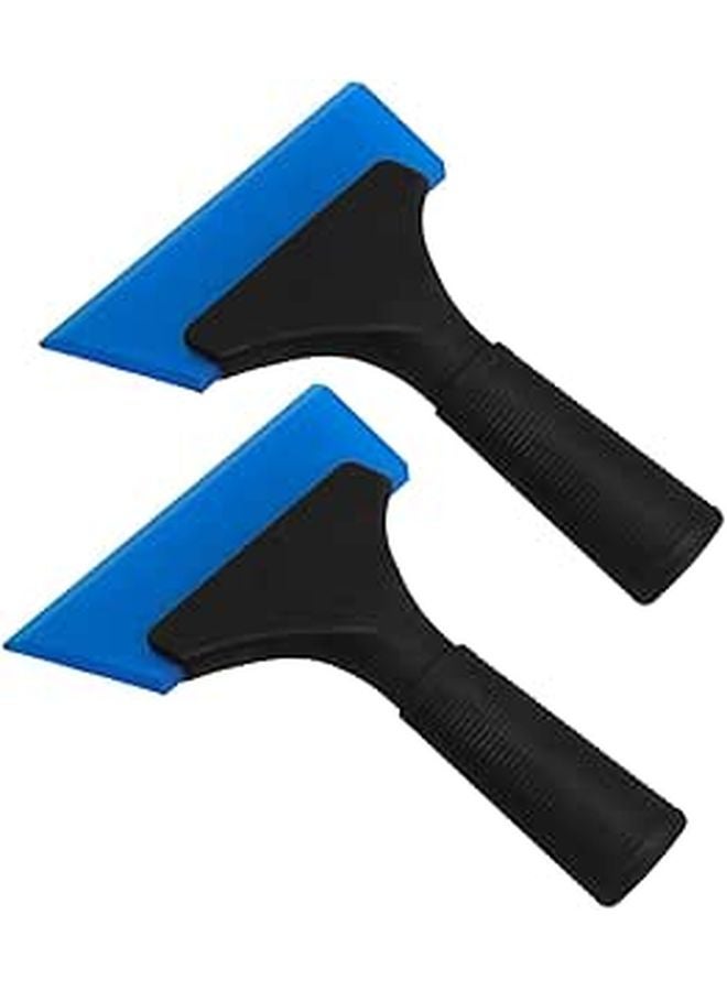 2Pcs Car Window Squeegee Tinting Tool with Ergonomic Handle for Efficient Glass Cleaning - Image 1