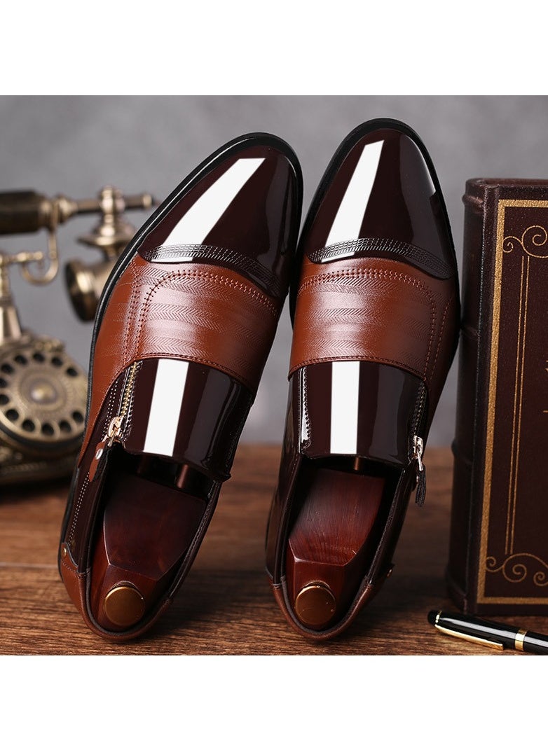 KUYING - New Men's Business Leather Shoes - Image 1