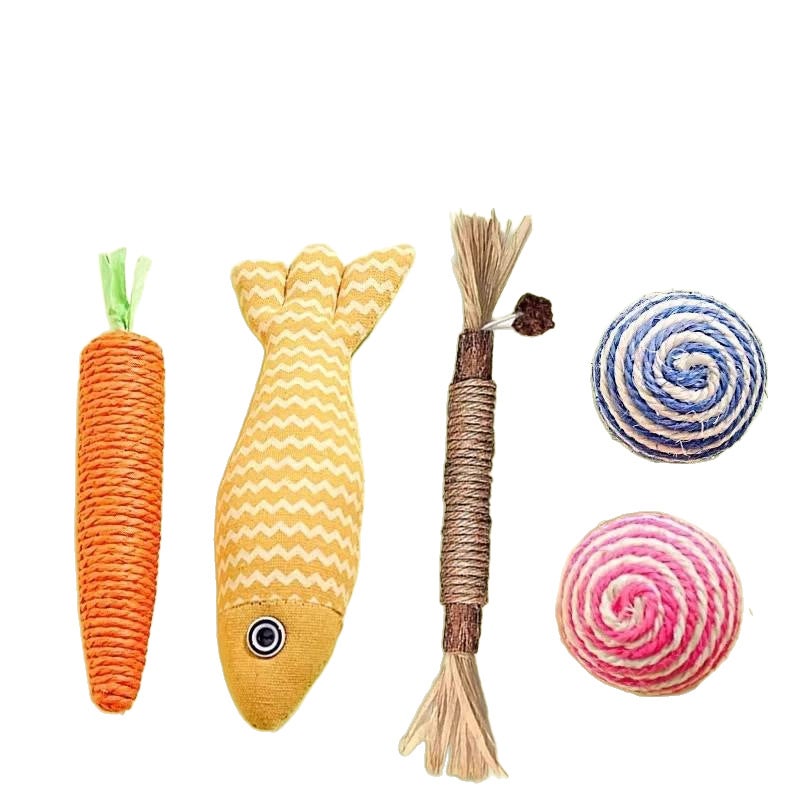 Cat Dental Chew Toy Set - Teething Stick & Wand Toy - Image 5