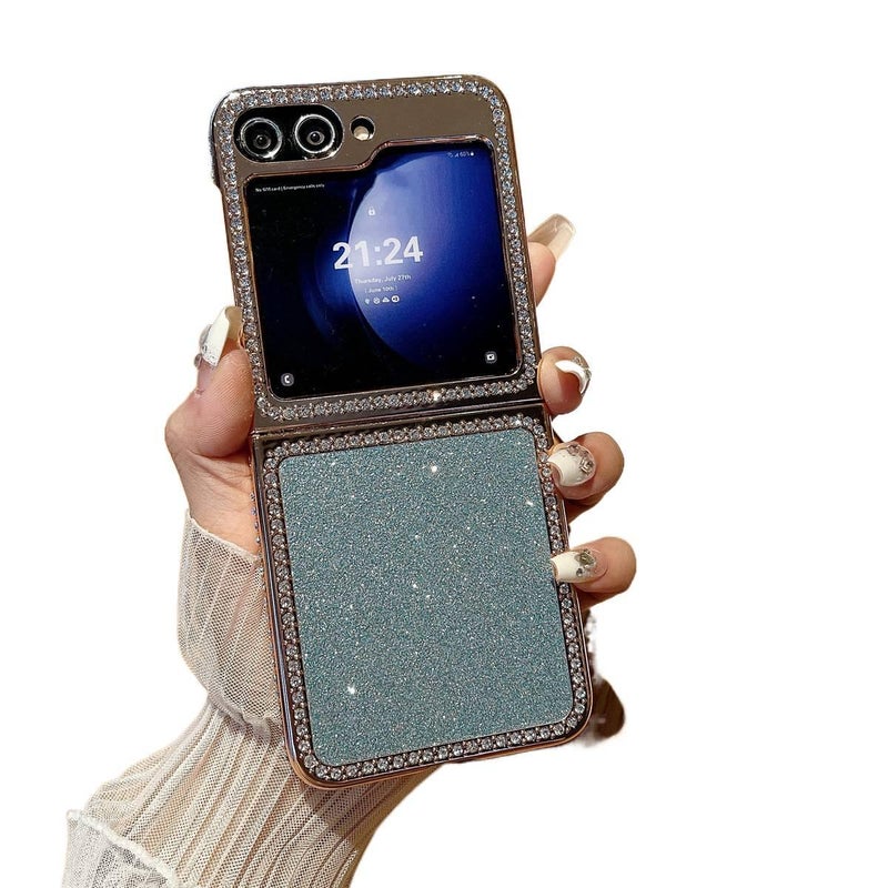 غطاء واقي | مقاوم للصدمات لـ Samsung Galaxy Z Flip 6 | PC | أزرق | حماية من السقوط - Image 1