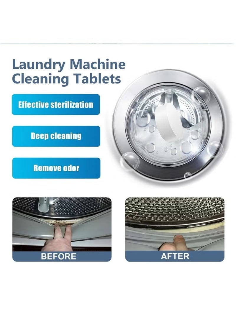 Washing Machine Cleaner Tablets – 12 Pcs Deep Cleaning & Deodorizing Tablets for Front & Top Load Washers, Removes Odor, Residue & Build-up  - Image 5