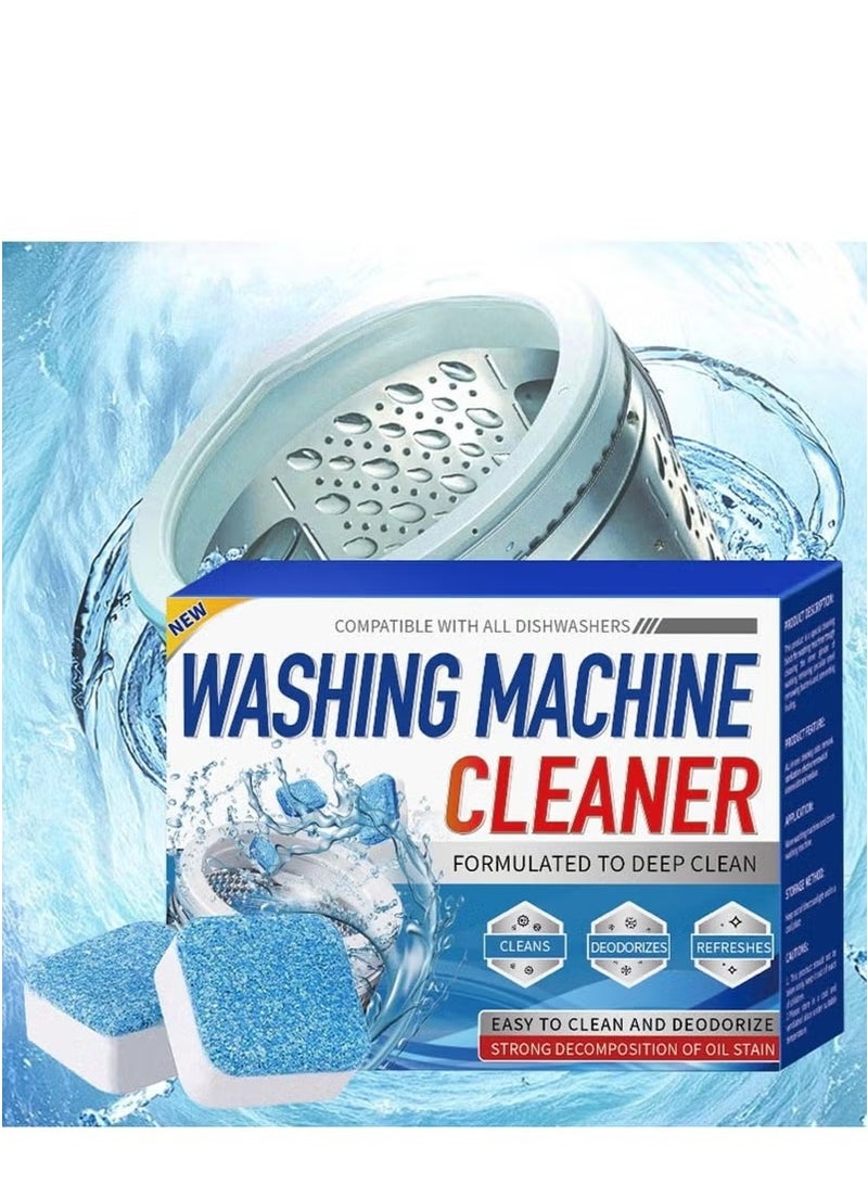 Washing Machine Cleaner Tablets – 12 Pcs Deep Cleaning & Deodorizing Tablets for Front & Top Load Washers, Removes Odor, Residue & Build-up  - Image 4