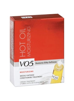 Unilever Alberto Vo5 Moisturizing Hot Oil Treatment 0.5 Ounce 2Count Tubes (Pack Of 6) 