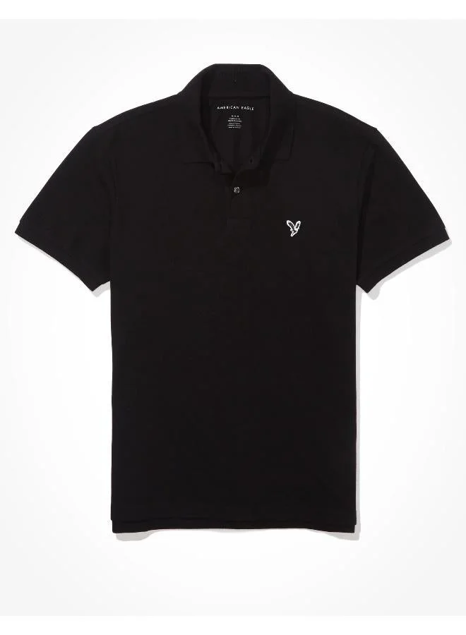 American Eagle BLACK AE Polo Shirt for Men | Best Price UAE