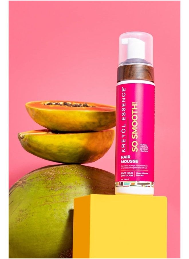 KREYÒL ESSENCE - Haitian Moringa Oil So Smooth Hair Mousse, 8 oz. - Image 1
