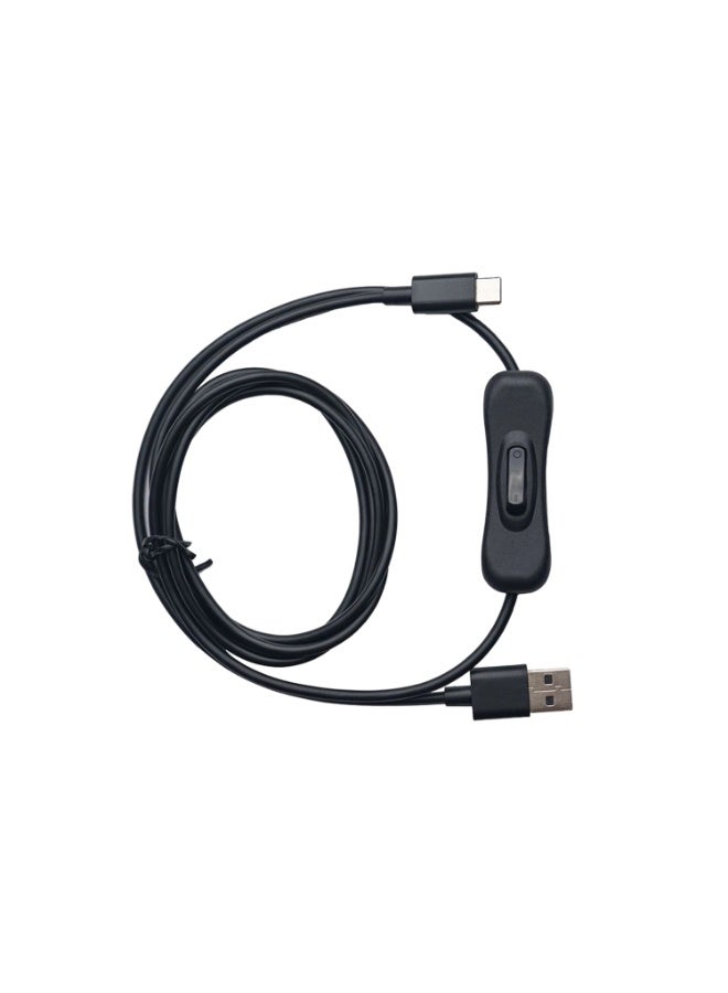 OBSBOT USB-A to USB-C Data Power Cable with ON/OFF Switch - Image 1