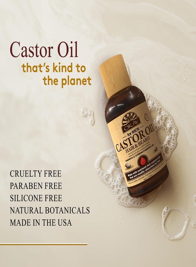 OKAY MEN BEARD HAIR GROWTH OIL 4oz - Image 3