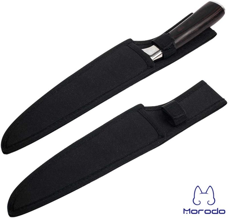 Morodo 9"~10"Chef Knife Beef Knife Scabbard Sheath (Black Nylon) - Image 5