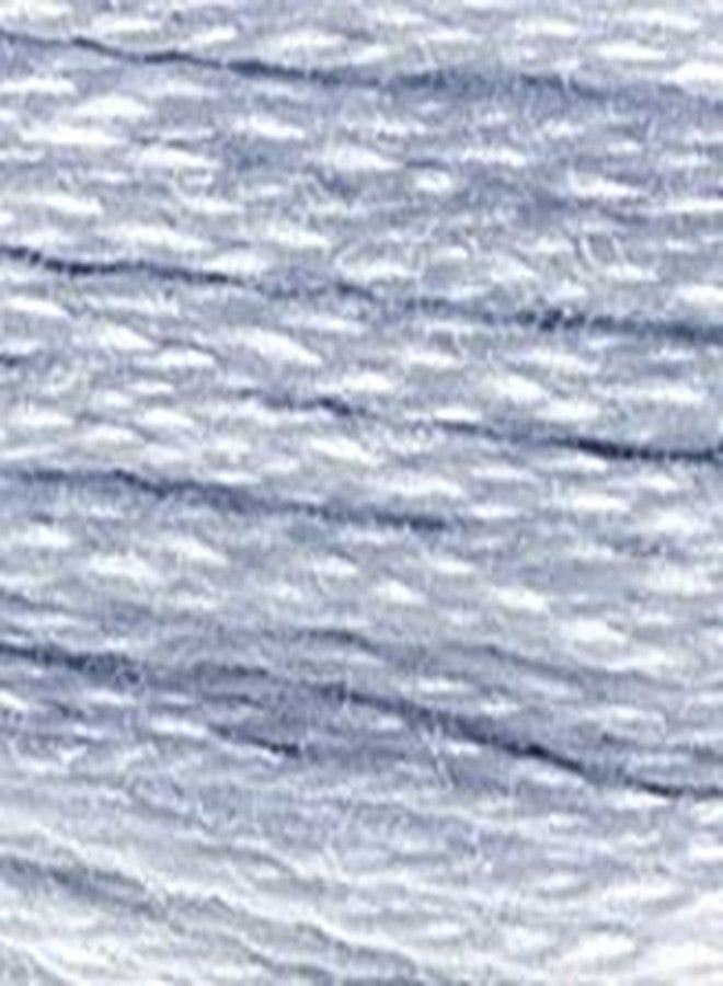 دي ام سي خيط تطريز قطني من نوع مولين بستة خيوط، أزرق فاتح بنفسجي، 8.7 ياردة، DMC 117-3747 - Image 2