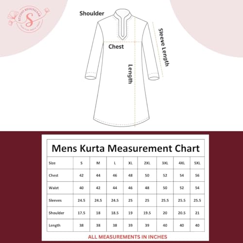 Studio Shringaar Men Polyester Relaxed fit Bandhni Print Knee Length Relax Fit Kurta (Navy Blue,2XL) - Image 4