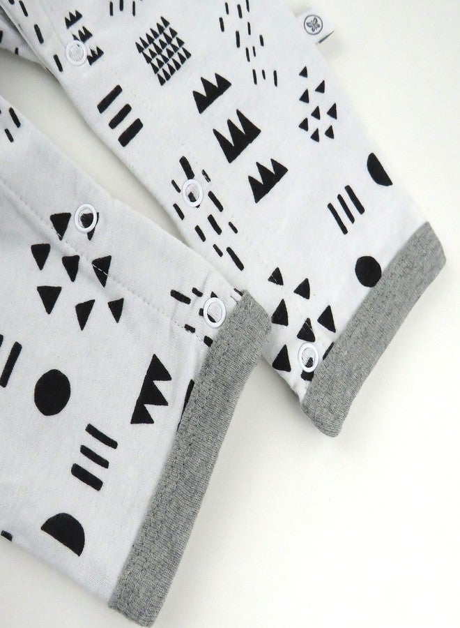 HonestBaby Organic Cotton Reversible Coverall, Pattern Play, 6-9 Months - Image 3