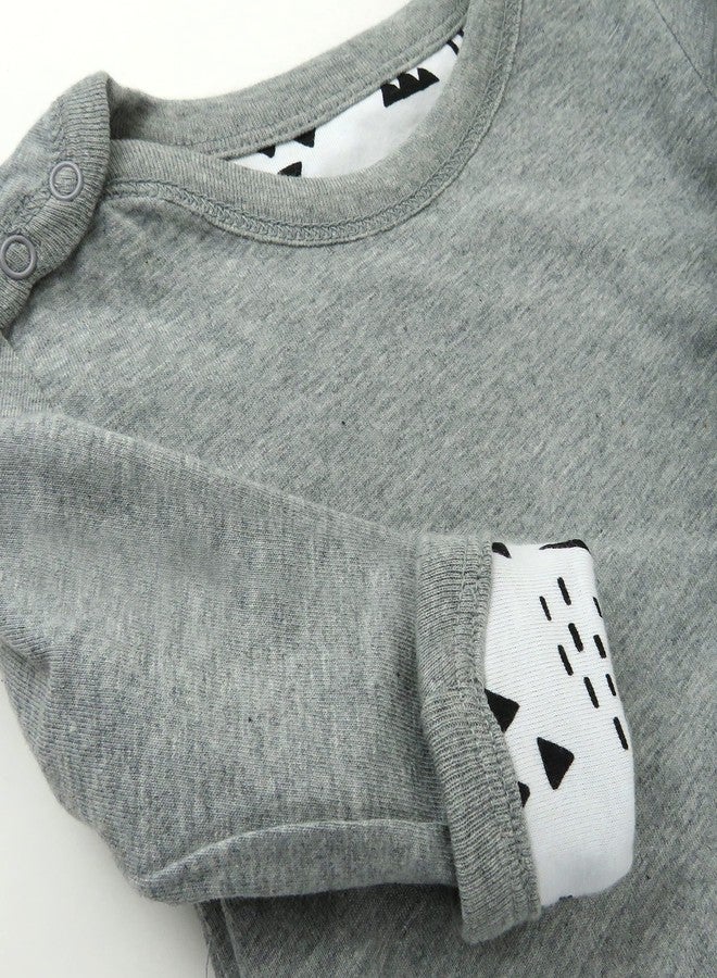 HonestBaby Organic Cotton Reversible Coverall, Pattern Play, 6-9 Months - Image 4