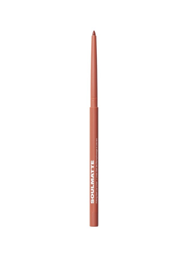 MORPHE Soulmatte Gel Lip Liner - Creamy Lip Pencil with a Matte Formula - Precision Contour Pencil with Sweet Almond & Tea Seed Oil for Long-Lasting Definition - Whipped (0.007 oz) - Image 1