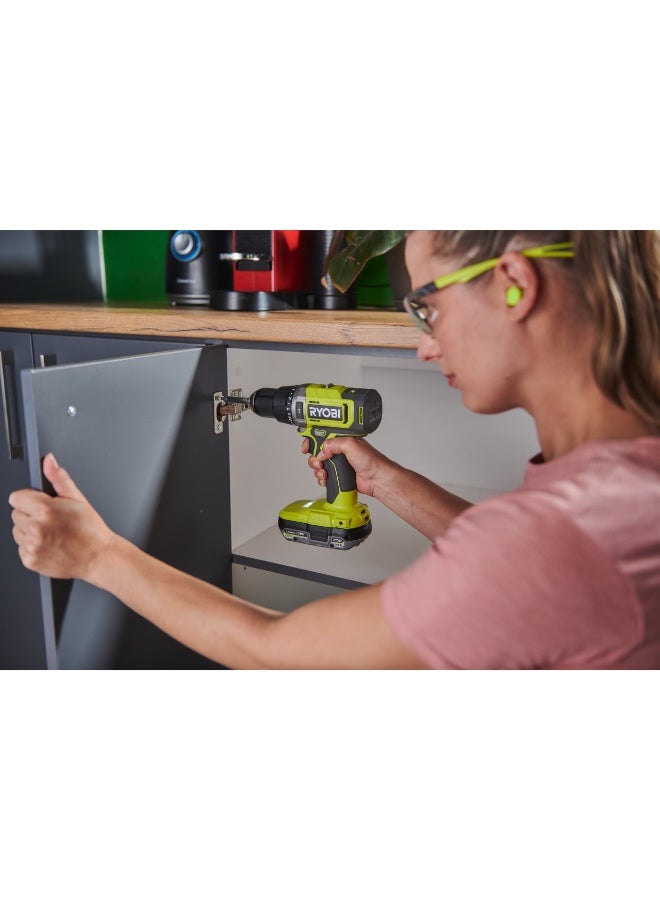 RYOBI Tools Ryobi 18V One+ Cordless Combi Drill Starter Kit, 2X2.0 Ah Batteries and Charger - Image 4