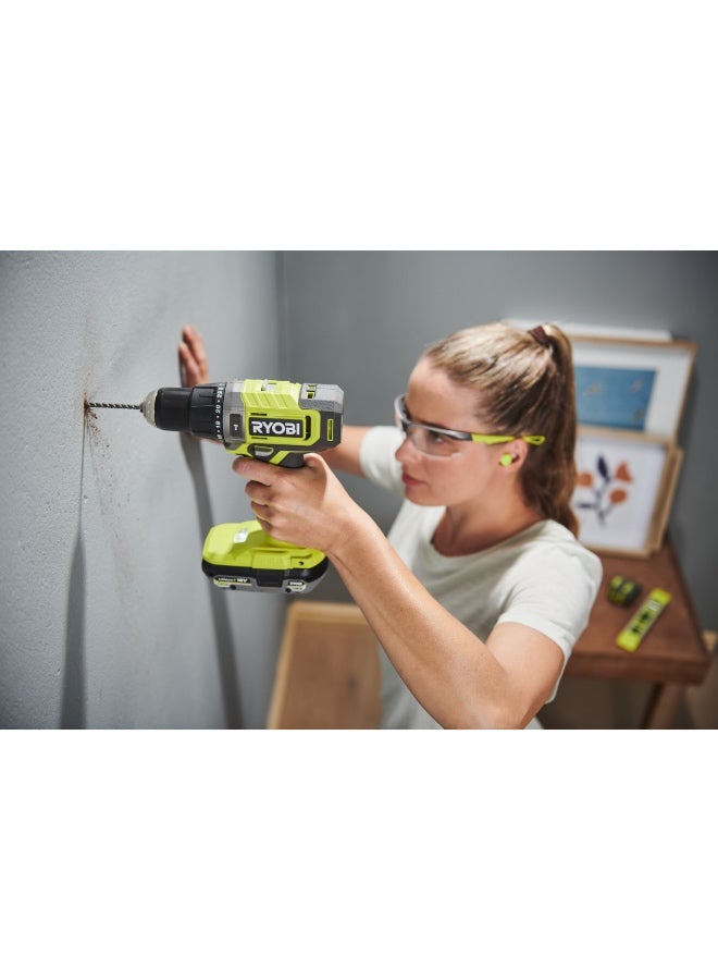 RYOBI Tools Ryobi 18V One+ Cordless Combi Drill Starter Kit, 2X2.0 Ah Batteries and Charger - Image 2