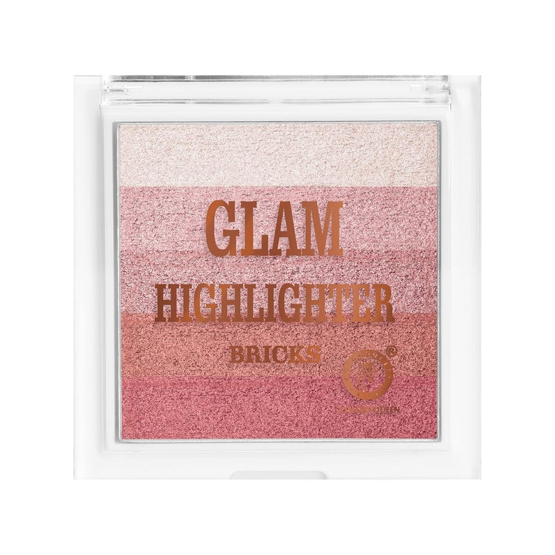 COLORS QUEEN Colors Queen Glam Highlighter for Face Makeup  Highlighter Makeup  MultiColor Highlighter Palette  0512g - Image 4