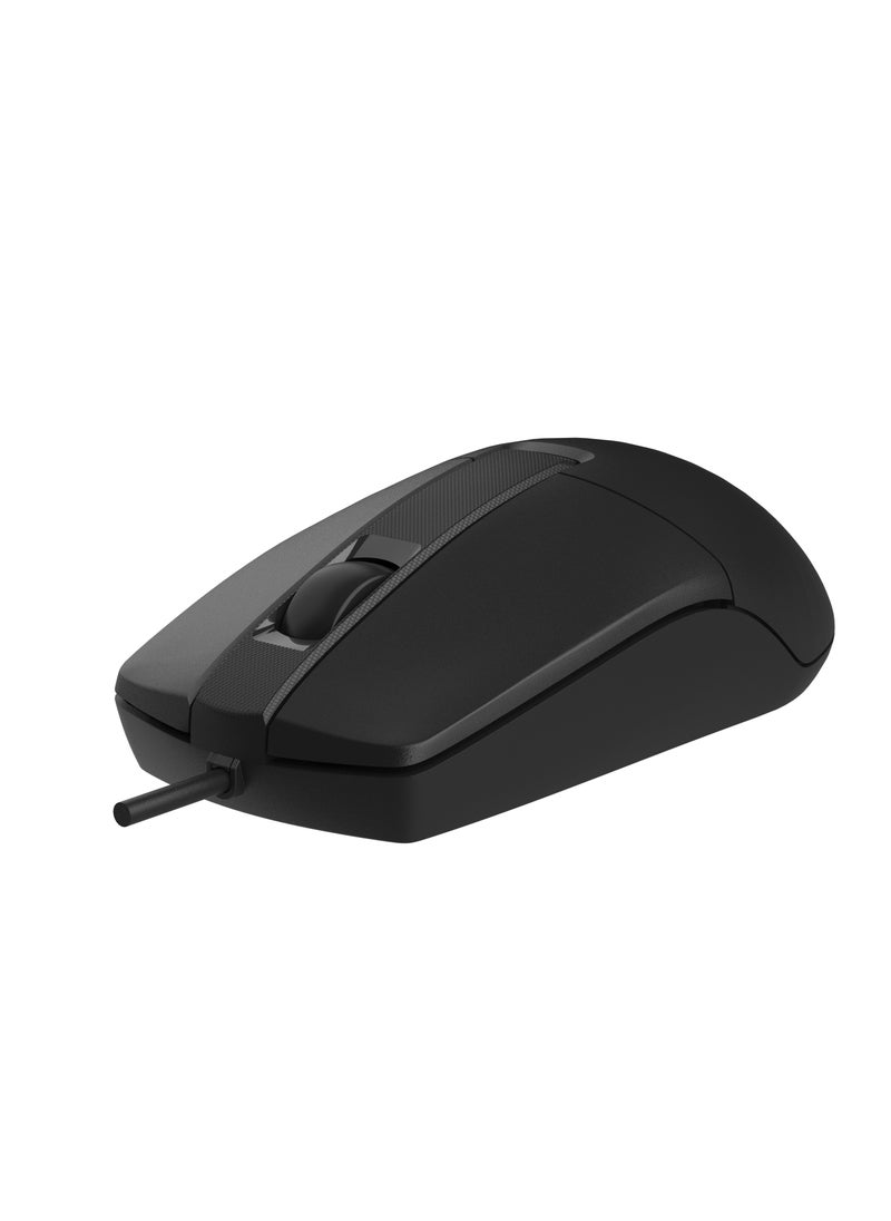 A4TECH A4TECH SILENT CLICK WIRED MOUSE OP-330S, 1200 DPI RESOLUTION, BLACK  - Image 5