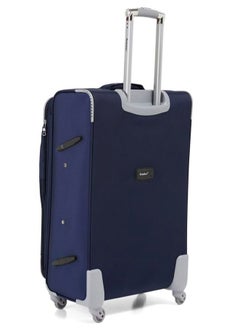 Soft Shell Trolley Luggage Set of 4 Pcs For Unisex Ultra Lightweight Expandable Suitcase With 4 Wheels LL003 Navy Blue - pzsku/ZA893A55F77351AA01F39Z/45/_/1692101957/8af4c420-4554-47d4-a385-2d77fe591e10