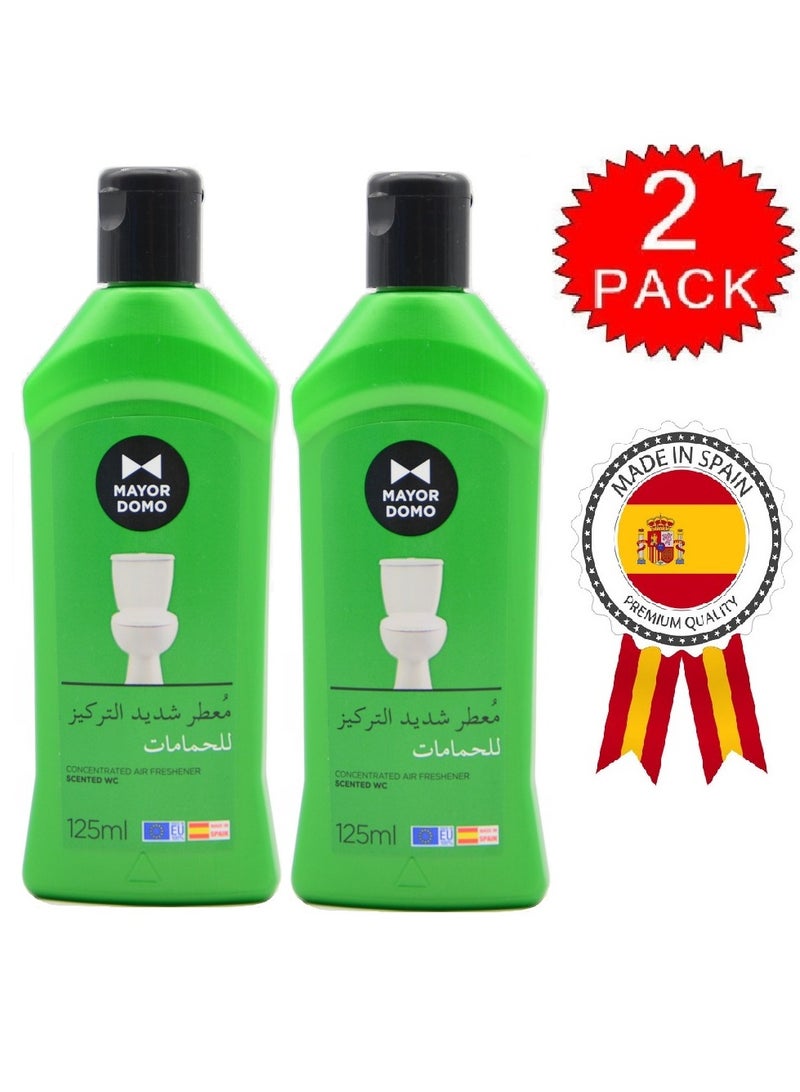 Mayor 2 Bottles Concentrated Air Freshener 125 ml Room Freshener For Bathrooms And All Over The House  - Image 1