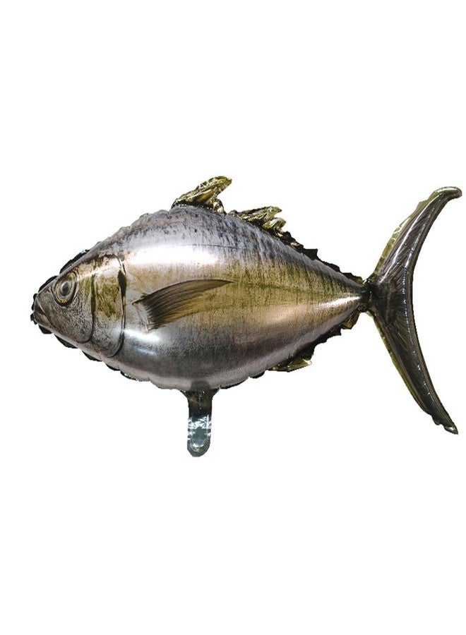 LYK Fish Foil Balloons Realistic Inflatable Carp Tuna Mylar Balloon for Fishing Themed Party Decorations Gone Fishing Party Decorations Supplies - Image 4