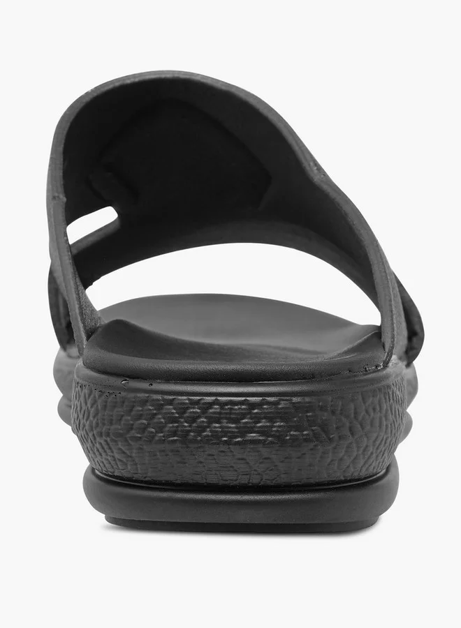 LBL by Shoexpress Men Cutout Slip-On Sandals