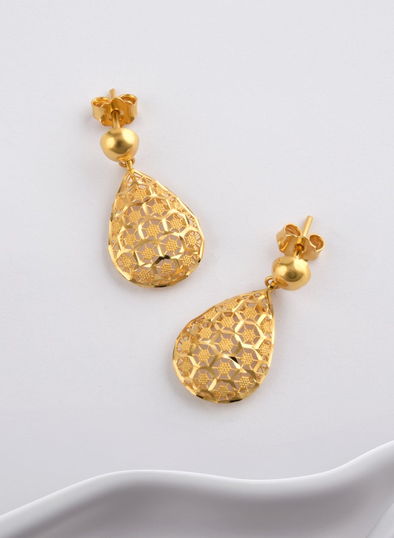 BAFLEH JEWELLERY Make Every Occasion Special with 21k Gold Earrings - Image 4