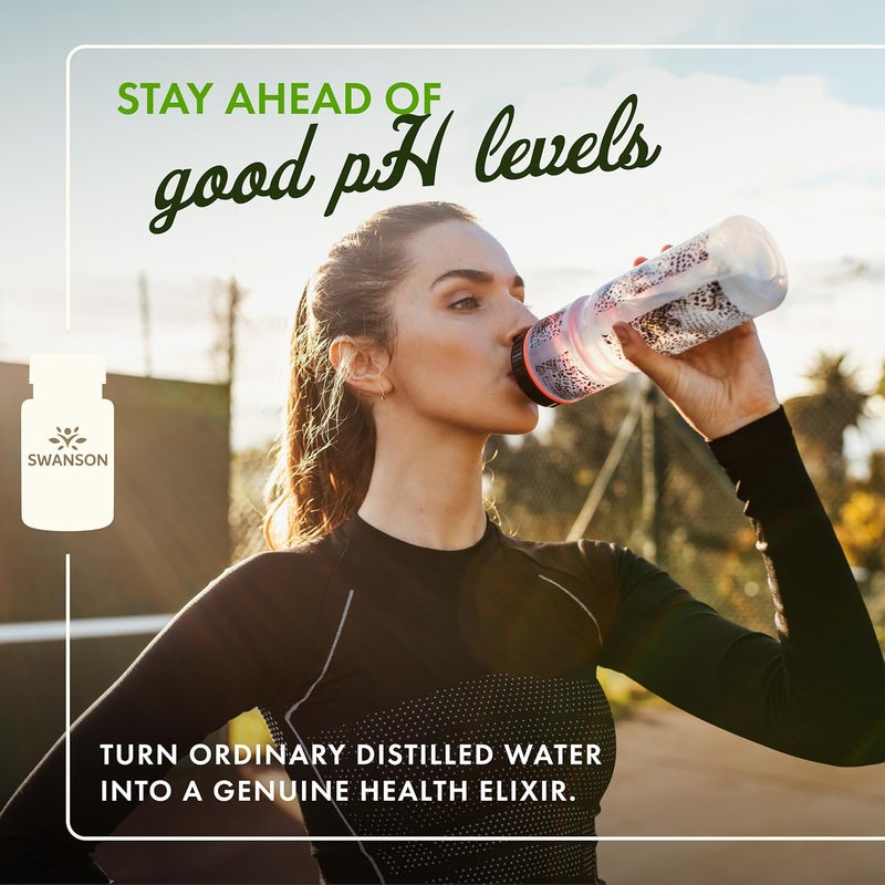 SWANSON Alkaline Booster - pH Protector Drops with 12.25 pH Rating - Make Your Own Alkaline Water - Add to Distilled Water to Help Maintain Balance (1.25 Fl Oz) 3 Pack - Image 2