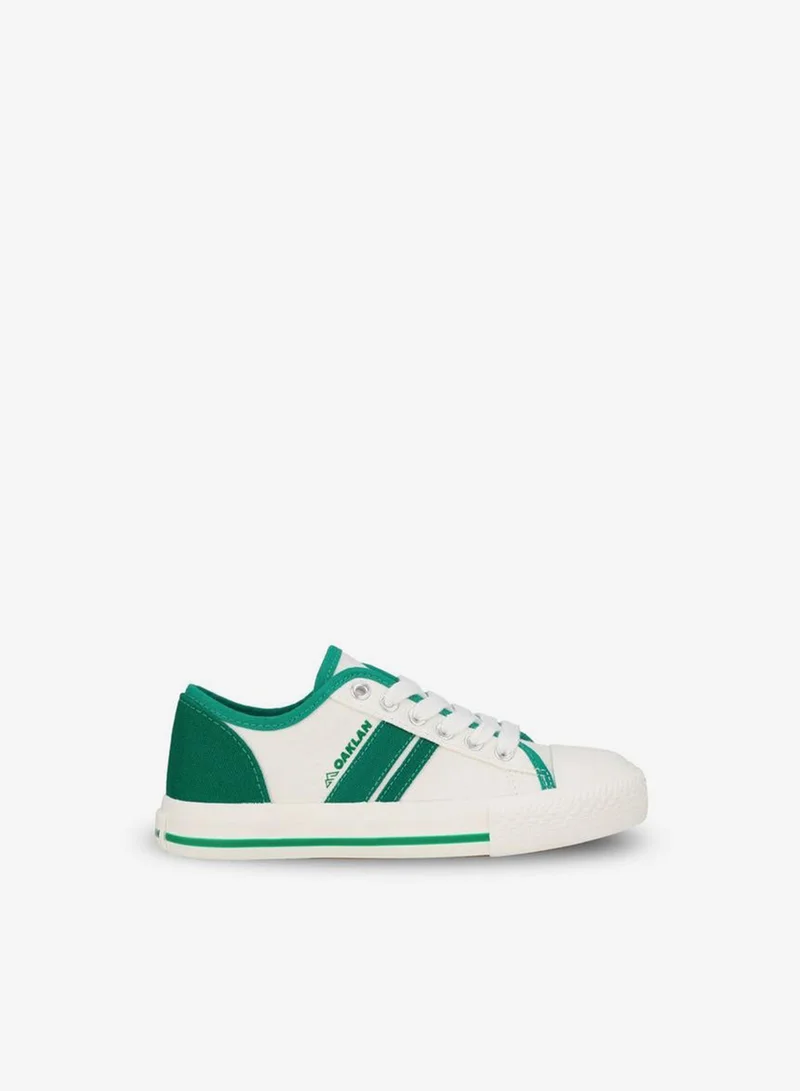 Oaklan By Shoexpress GREEN Boys Colourblock Lace-Up Ankle Sneakers for Men | Best Price UAE