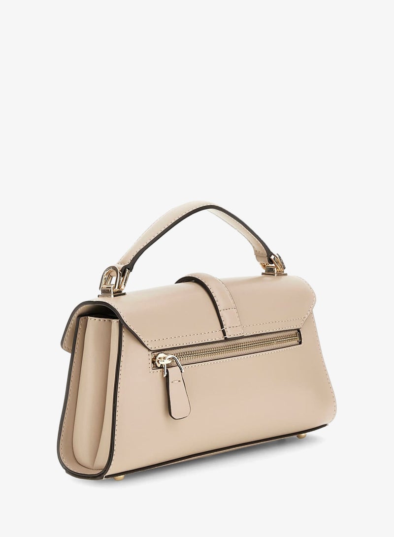 GUESS Queensland Top Handle Flap Shoulder Bag - Image 3
