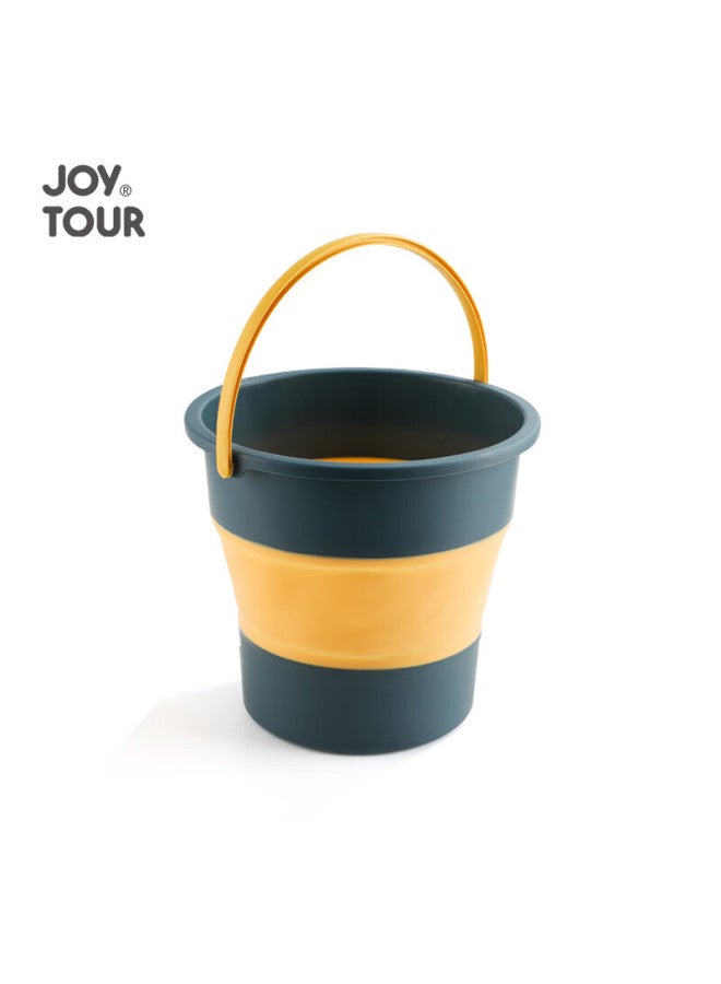 JOY TOUR Joytour Foldable Water Bucket, Storage Bucket, Fishing Bucket, Travel Car Wash Bucket, Portable Foot Soaking Bucket For Home Use, Blue, Size S 