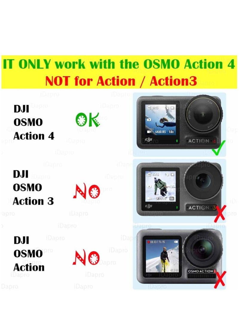 Screen Protector for DJI Osmo Action 4 Tempered Glass Anti-scratch Glass Hard Protective Film Shield Cover (6pcs) - Image 2