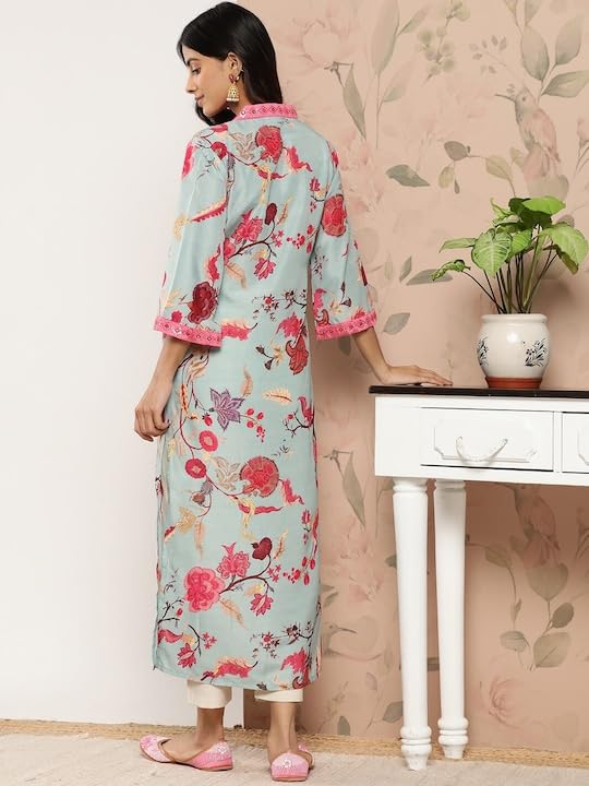 Varanga Women Kurta Set – Elegant, Comfortable, and Stylish, Perfect for Casual, Festive, or Semi-Formal Occasions with a Timeless Traditional Appeal - Image 3