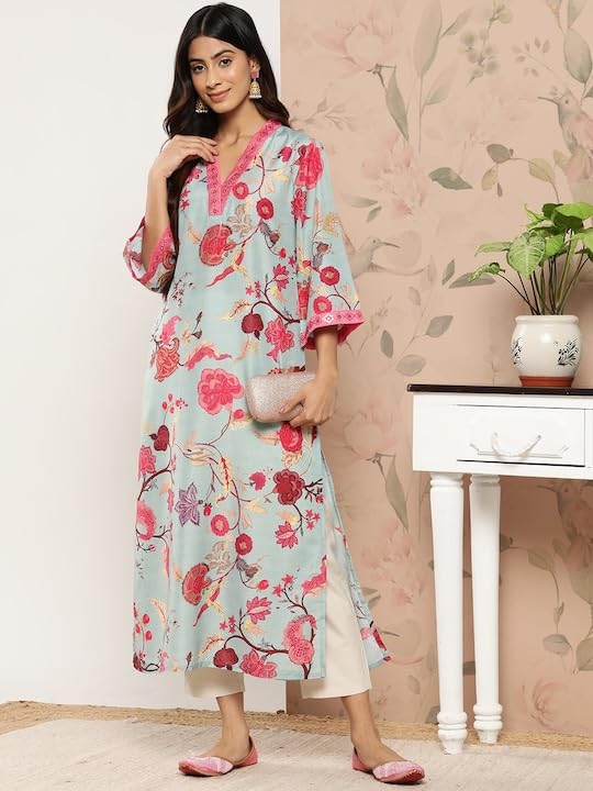 Varanga Women Kurta Set – Elegant, Comfortable, and Stylish, Perfect for Casual, Festive, or Semi-Formal Occasions with a Timeless Traditional Appeal - Image 5