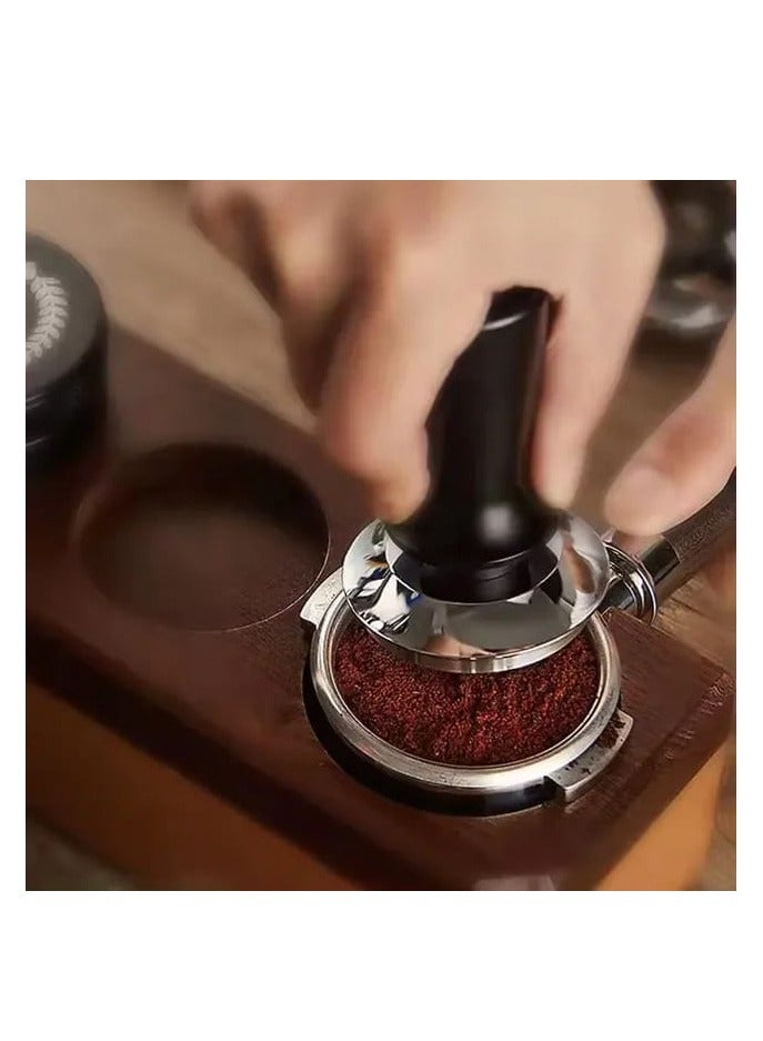 Liying 51mm Espresso Coffee Tamper, Espresso Press Tool with 304 Stainless Steel Tamper Base and Black Handle for Barista Espresso Machines - Image 5