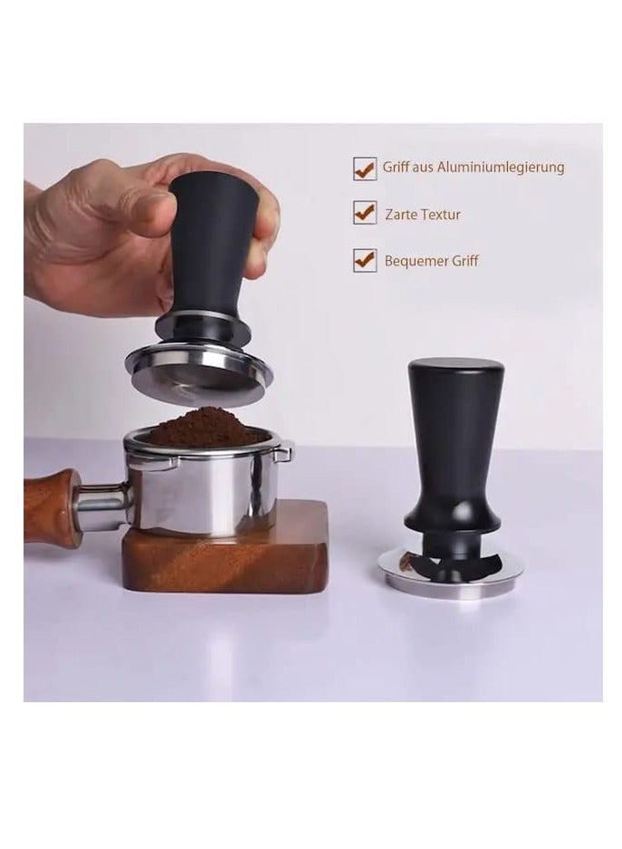 Liying 51mm Espresso Coffee Tamper, Espresso Press Tool with 304 Stainless Steel Tamper Base and Black Handle for Barista Espresso Machines - Image 4